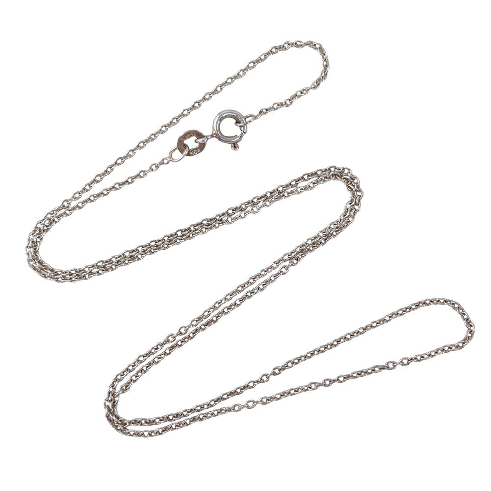 Vintage India AGI Cable Link Chain Necklace 18"